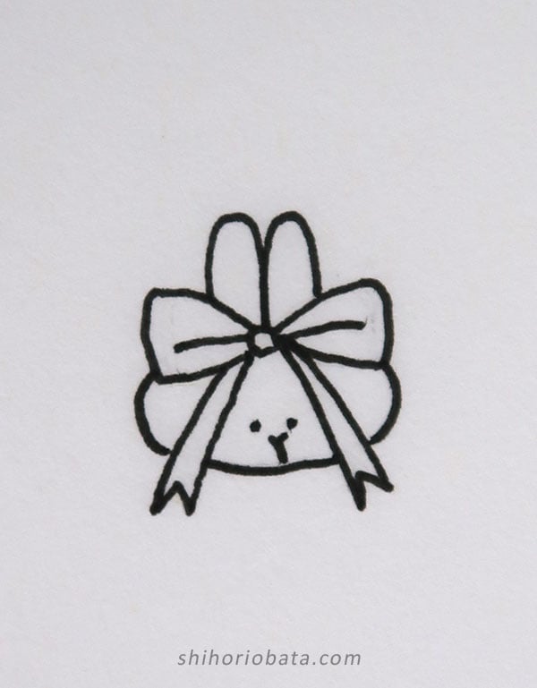 rabbit drawing bow